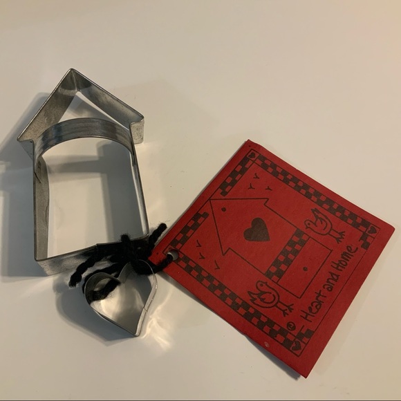 Ann Clark Heart & Home Tin Cookie Cutters w Recipe Card new - Picture 3 of 4